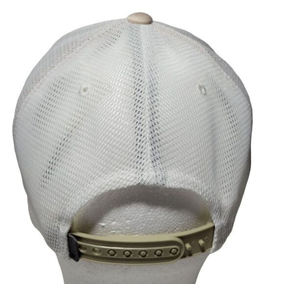 Puma Golf Hat Men Snapback Mesh Back Pineapple Adjustable Unisex Adult Tan NWOT - Picture 4 of 13